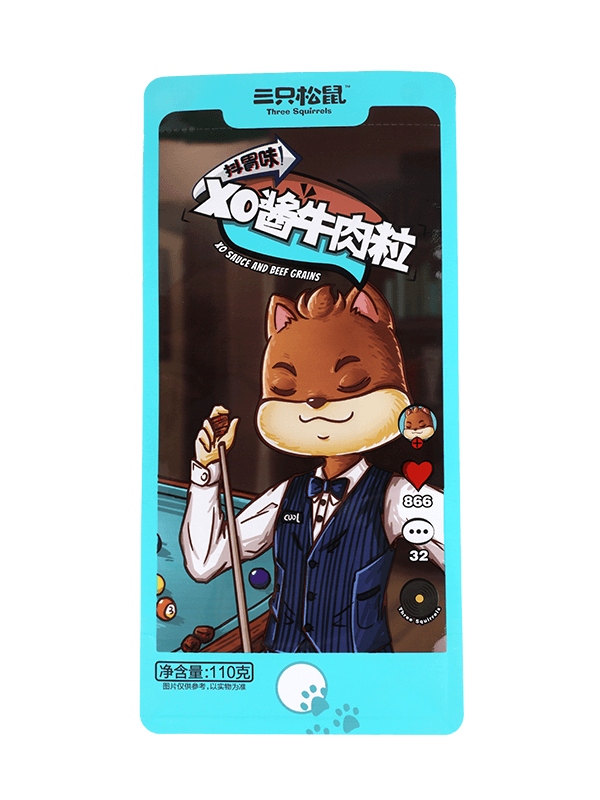 Neue Design-Plastiktüte mit individuellem Druck für Snack-Food-Verpackungen